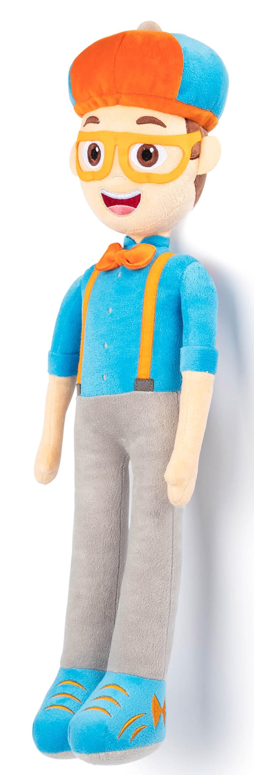 Jay Franco PlusG Blippi durable stitching showing long-lasting playtime readiness.