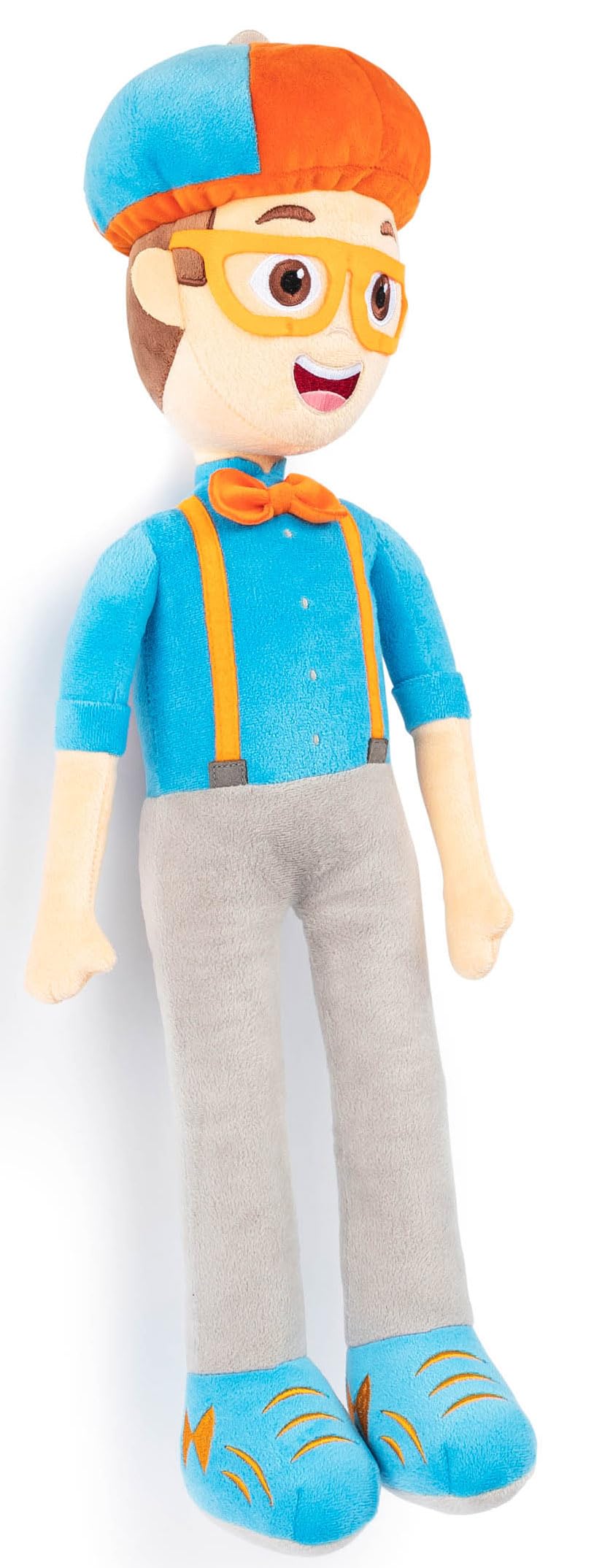 Jay Franco PlusG Blippi soft material close-up highlighting plush comfort.
