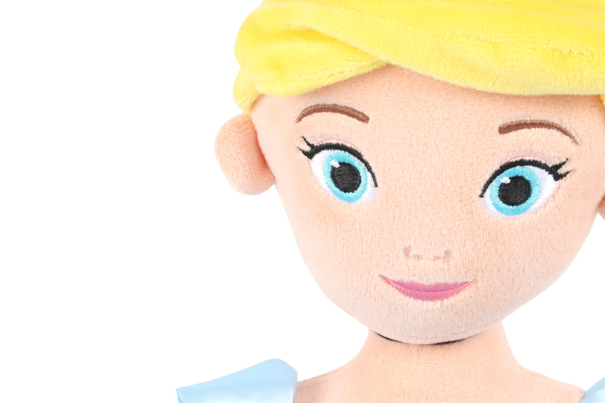 Bright decorative Cinderella pillow buddy adds playful charm to a bedroom