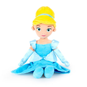 Official Jay Franco Cinderella plush with embroidery details for magic