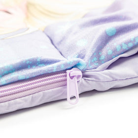 Jay Franco slumber bag 27x54 offers warm, roomy comfort for kids.