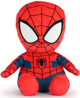 Jay Franco Spiderman weighted pillow buddy displays vibrant art for bedtime comfort.