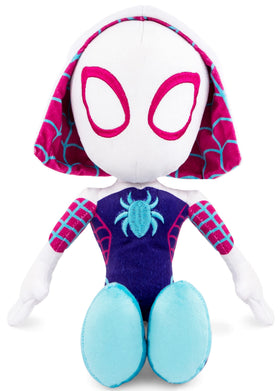 Jay Franco ghost-spider pillow buddy, soft fabric for comforting car trips.