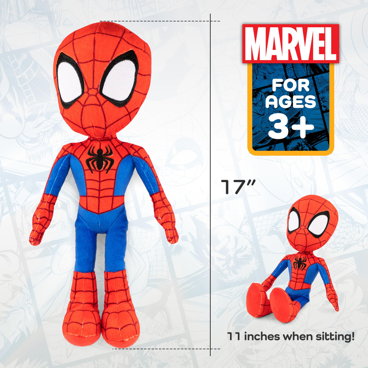 Jay Franco Spidey Pillow Buddy ready for bedtime cuddles
