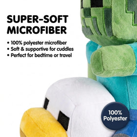 Jay Franco spot-clean friendly plush image emphasizing easy care for busy families