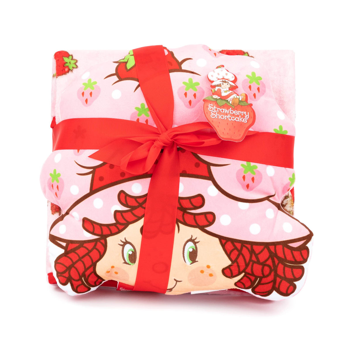 Jay Franco Nogginz Strawberry Shortcake's vibrant design adds colorful charm to any room