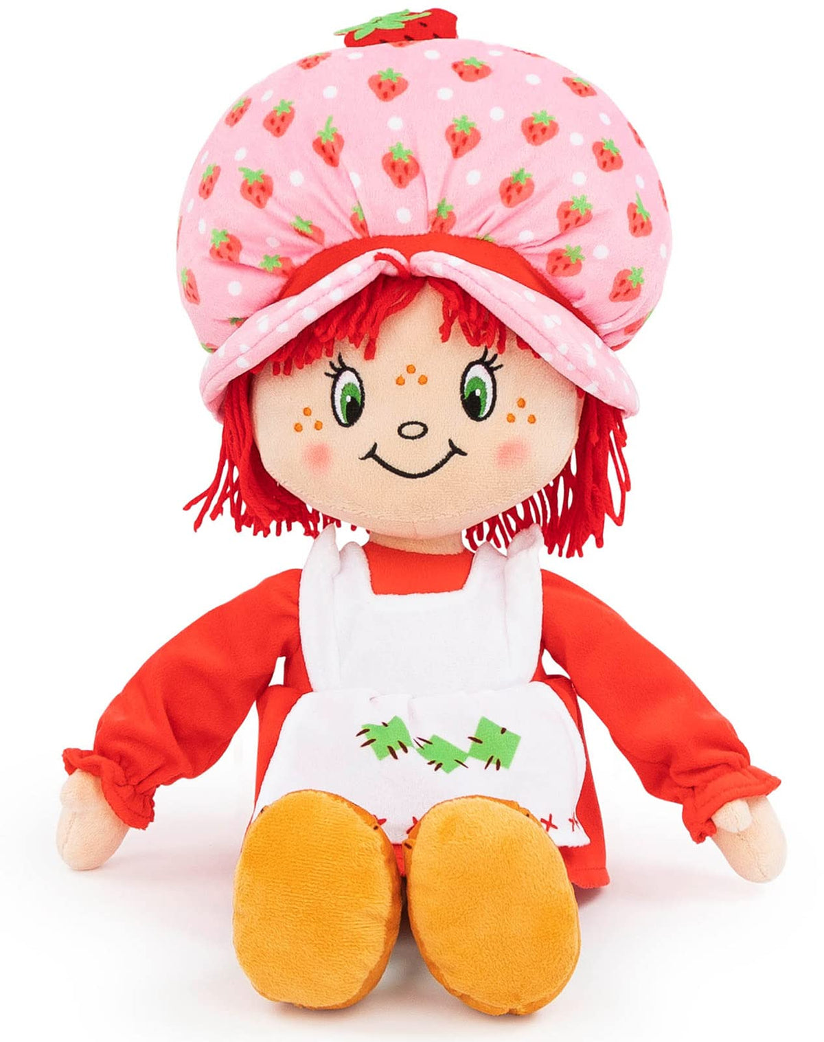 Jay Franco Strawberry Shortcake plush pillow buddy in 18-inch size for cozy cuddles.