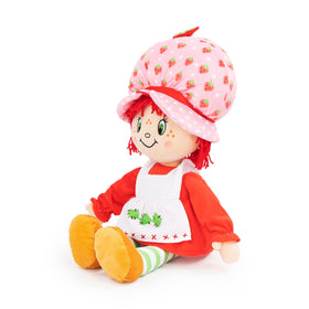 Jay Franco Strawberry Shortcake pillow buddy in car-friendly size for on-the-go comfort.