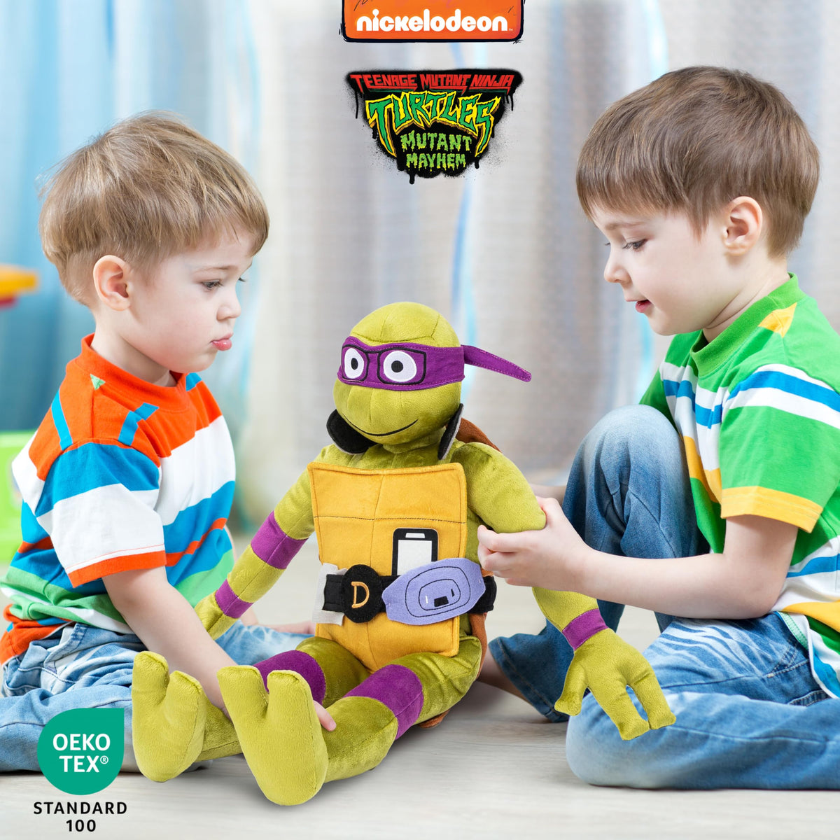 TMNT Donatello pillow buddy ideal for naptime and playtime routines.