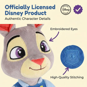 Ultra-soft microfiber Judy Hopps pillow provides cozy year-round comfort