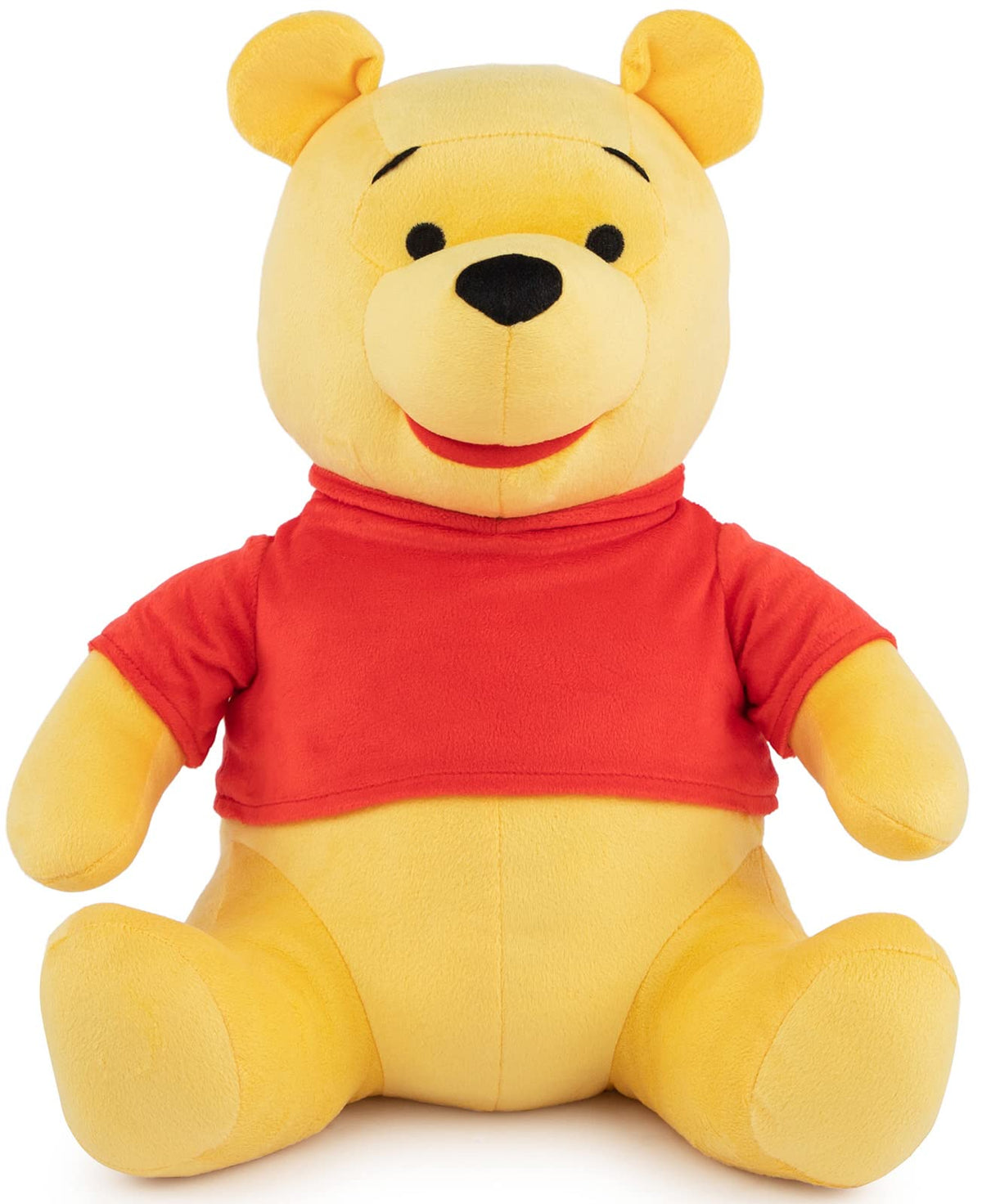 Jay Franco Winnie the Pooh pillow buddy 16-inch plush provides cozy support for car trips and bedtime