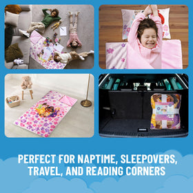 Jay Franco Princess sleepover setup in a kid’s bedroom