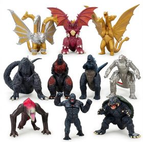 JAYKENIXO 10-pack monster figures with movable joints for dynamic play and display.