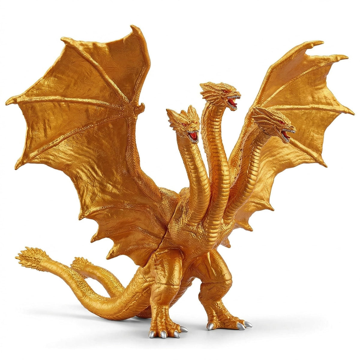 Jaykenixo Chidorah dragon monster figure front view ideal for display and imaginative play.