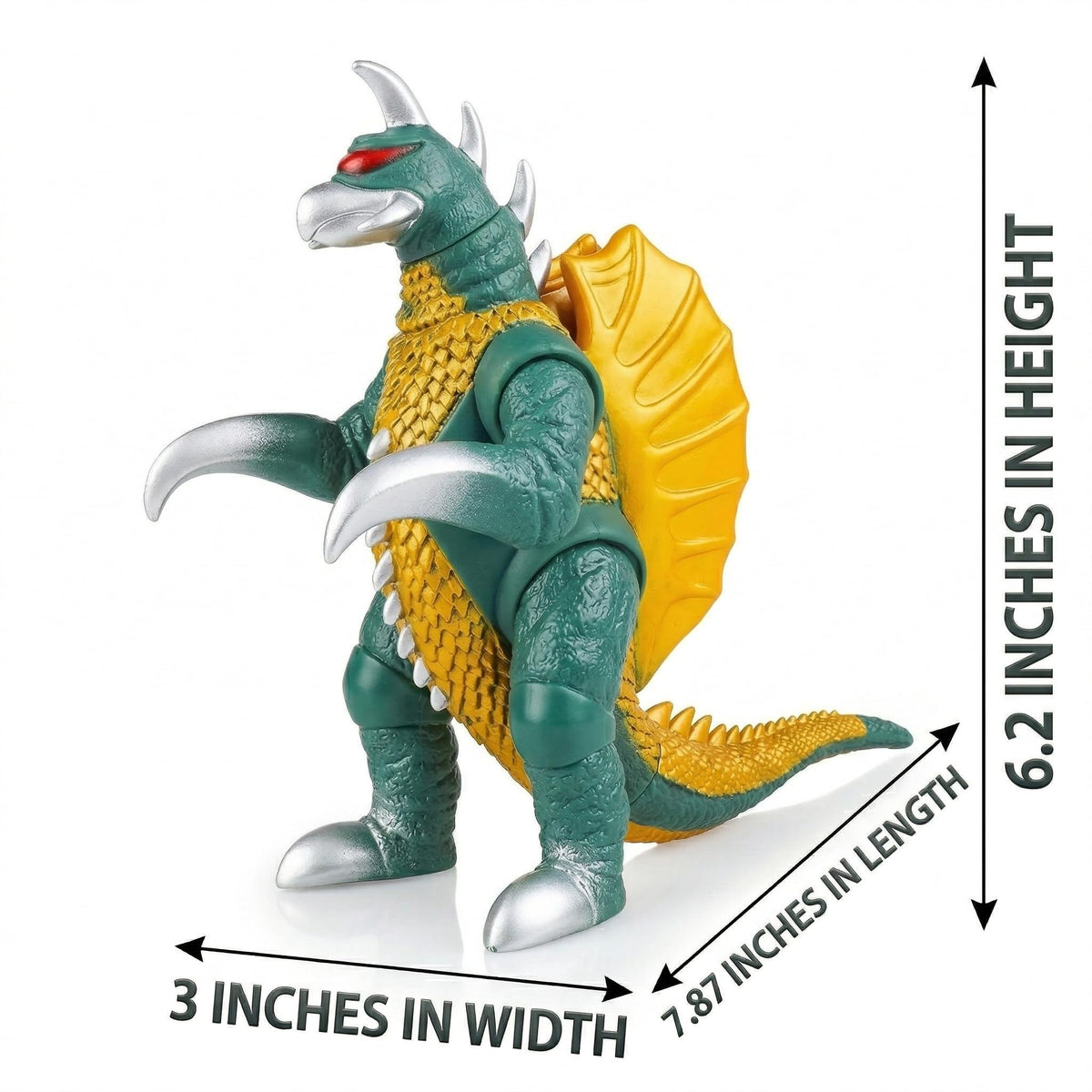JAYKENIXO dragon figure 11-inch with detailed textures for lifelike display.
