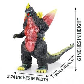 JAYKENIXO dragon figure 11-inch includes carry bag for easy storage.
