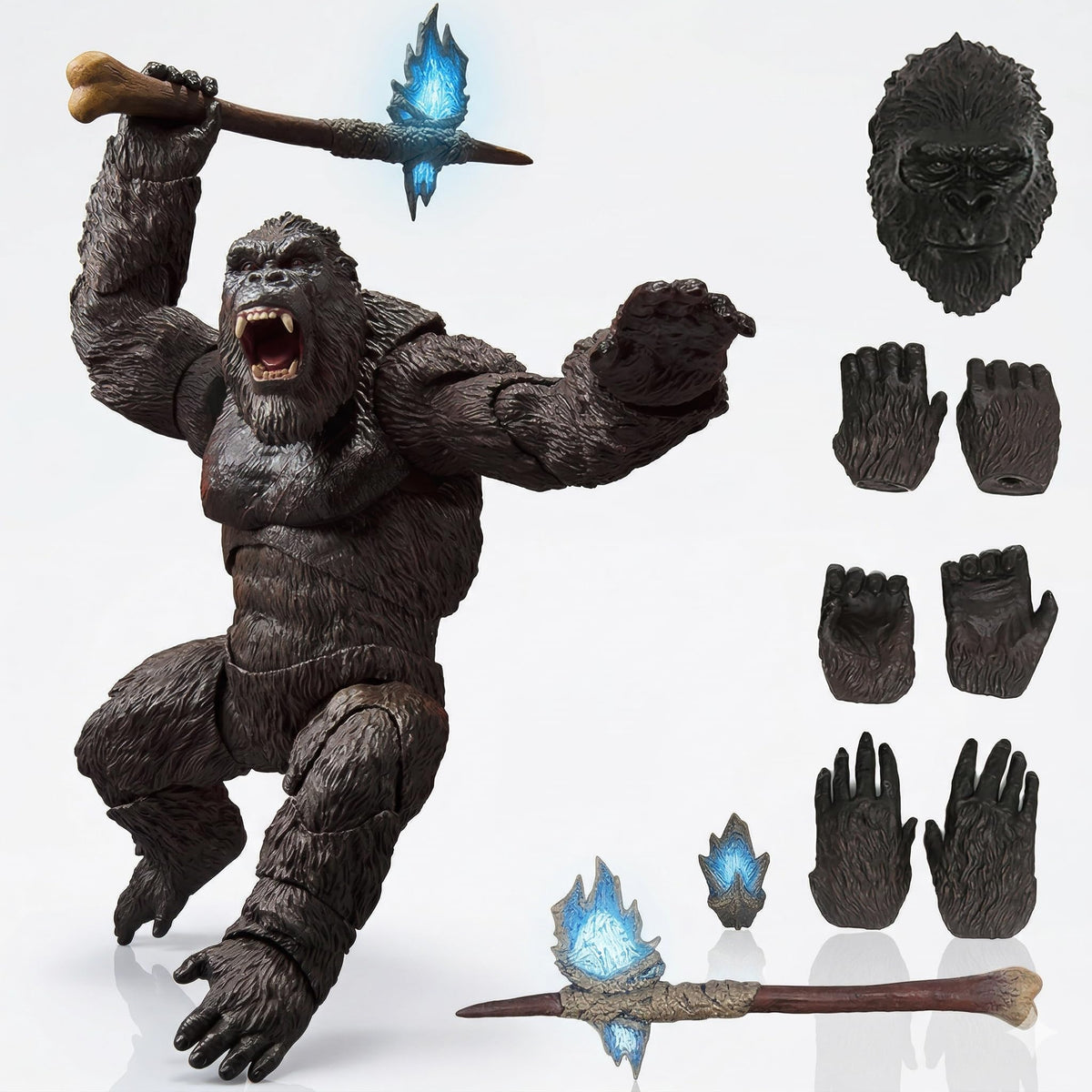 JAYKENIXO Dragon vs Kong action figure main body with detailed sculpt for display