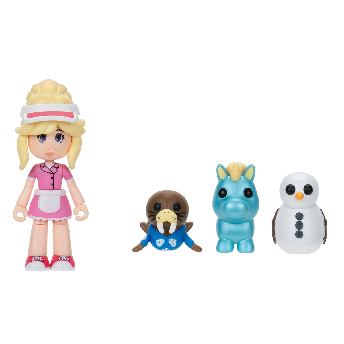 Jazwares Adopt Me Ice Cream Truck with rainbow-lit cone button and music for immersive play.