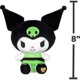 Jazwares Buttercup plush close-up with bright green eyes for bold character play.
