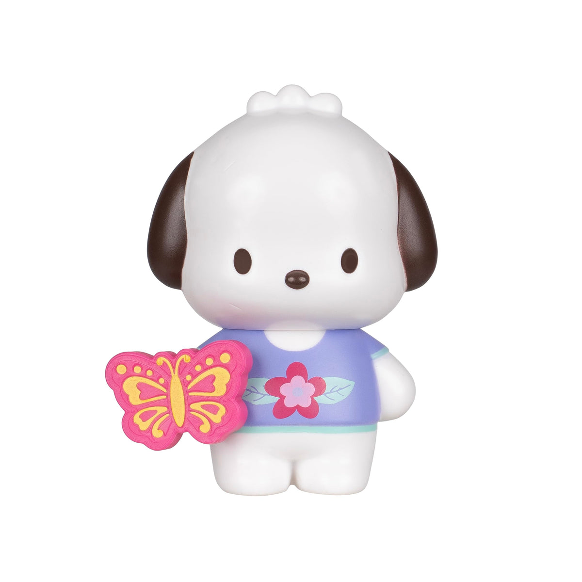 Jazwares Cinnamoroll picnic figure with cute 2-inch character for shelf display.
