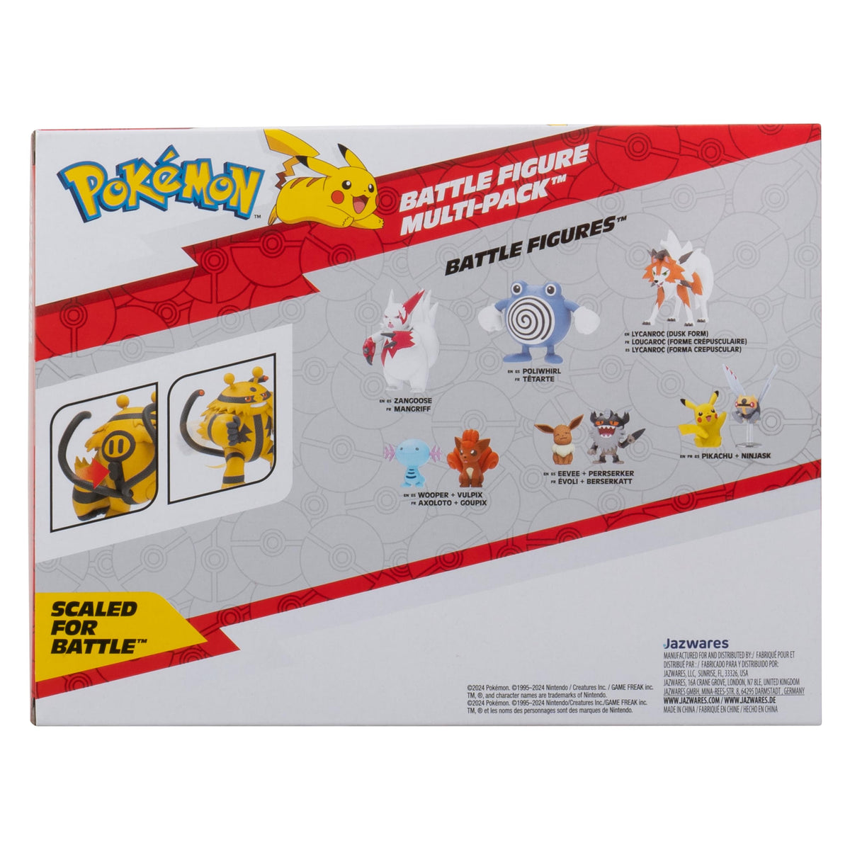 Jazwares Clip N Go Poké Ball Carry Case keeps figures organized.