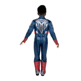 Jazwares Costume Play youth Captain America costume ideal for Halloween and pretend play.
