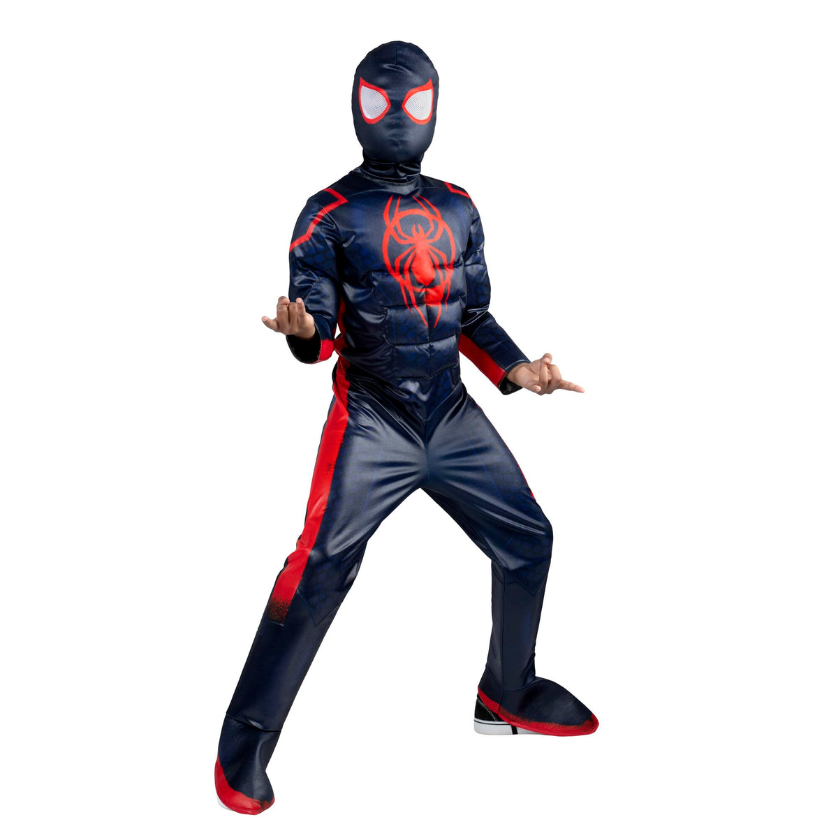 Jazwares Costume Play Miles Morales Spider-Man suit front view for imaginative play