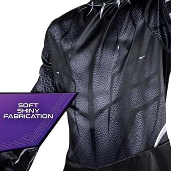 Jazwares Costumes MARVEL Black Panther mask eye mesh detail adds visibility and style.