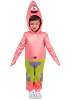Jazwares Costumes Patrick toddler hooded jumpsuit for easy dress-up