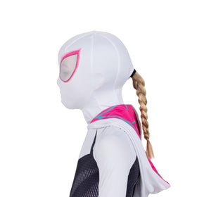 Jazwares Costumes Spider-Gwen mask with ponytail hole for comfortable styling