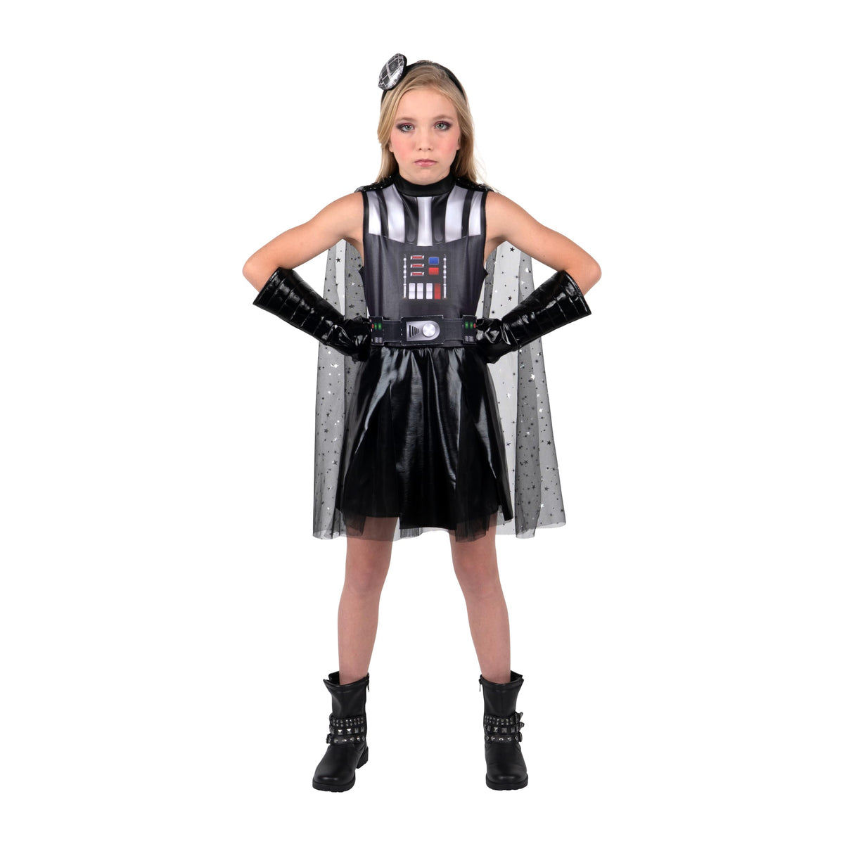 Darth Vader cape and gloves detail from Jazwares Costume Play for dramatic cosplay