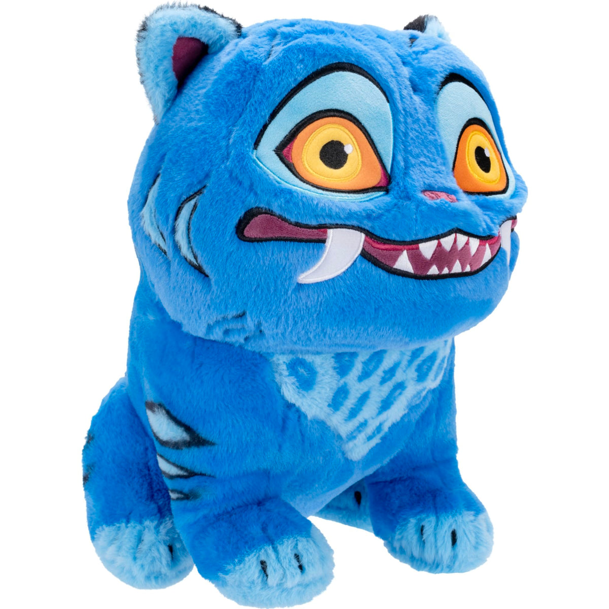 Derpy Tiger plush by Jazwares with soft fabric and vivid colors for cozy snuggles