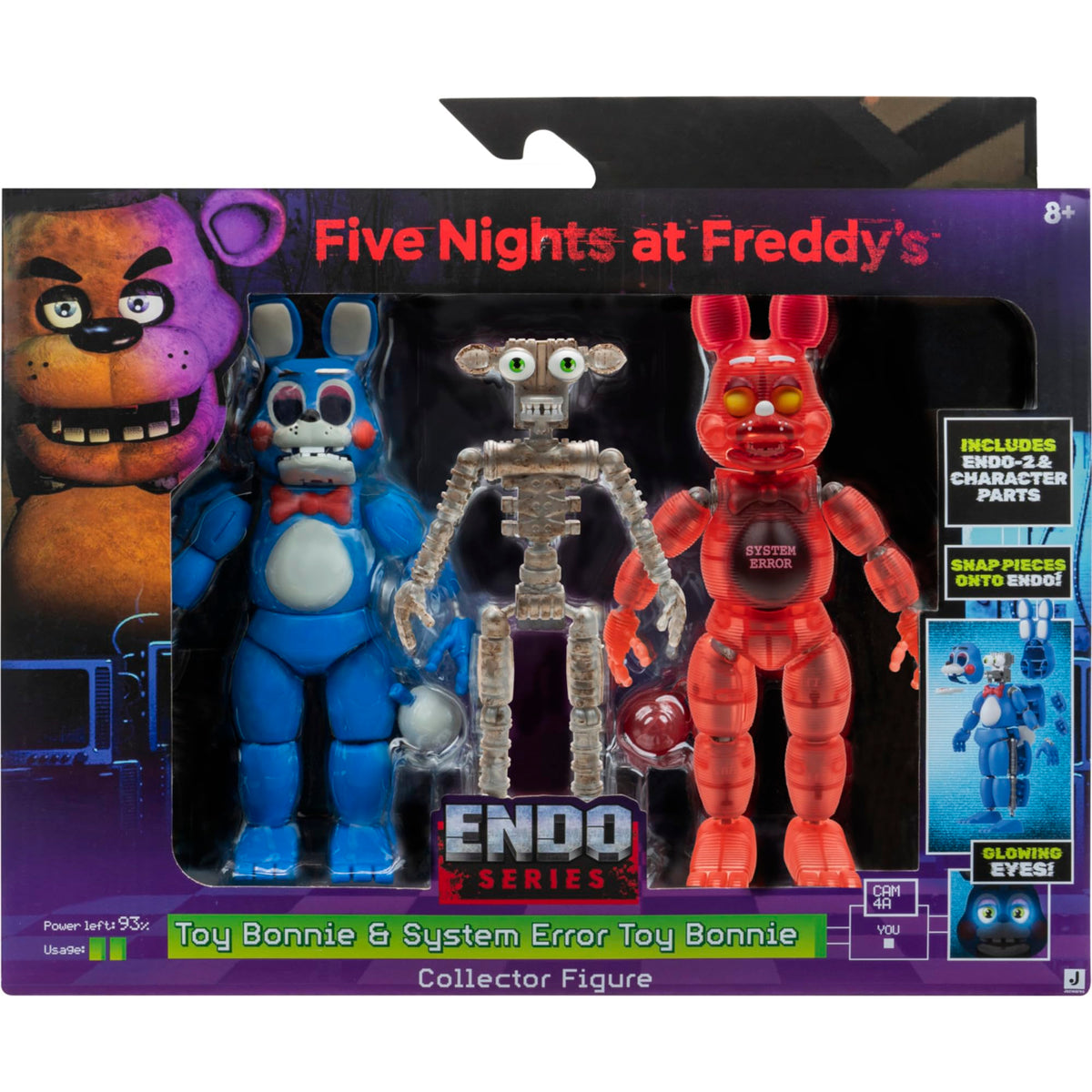 Jazwares Five Nights at Freddy’s Endo-1 front view for display and collection.