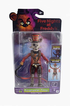 Jazwares FNAF Ringmaster Foxy articulated figure for dynamic posing and display