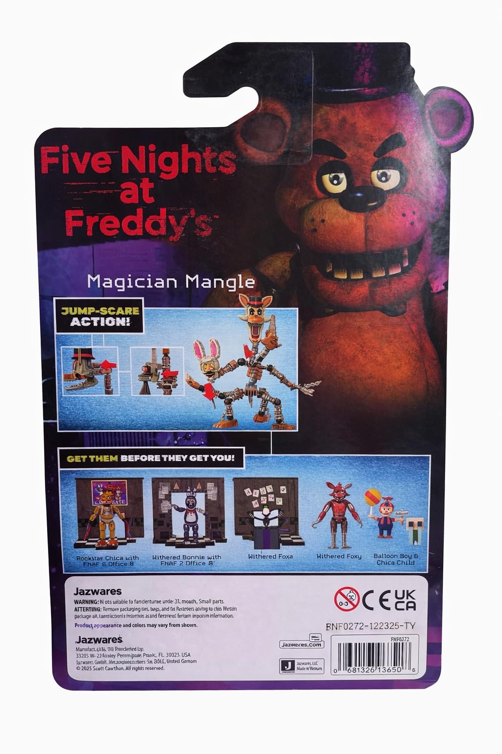 Ringmaster Foxy figure with multiple joints for poseable play and display.
