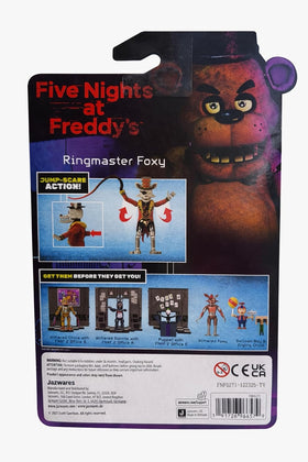 Jazwares FNAF Ringmaster Foxy with glow-in-the-dark eyes for spooky night displays