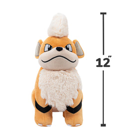 Jazwares Growlithe plush close-up showing authentic details for collectors