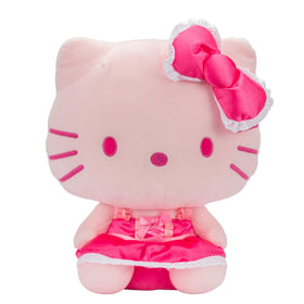 Jazwares Hello Kitty 12-inch plush in pink monochrome for cuddling