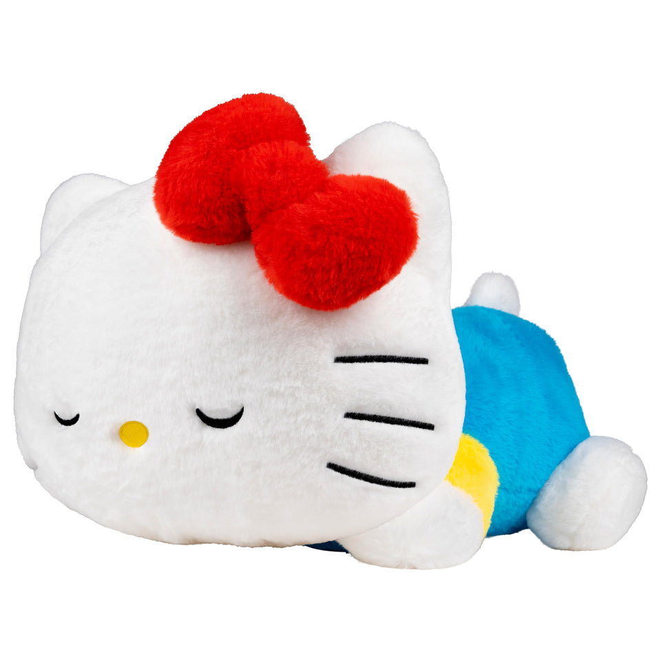 Jazwares Hello Kitty 18-inch sleeping plush front view for cozy naps