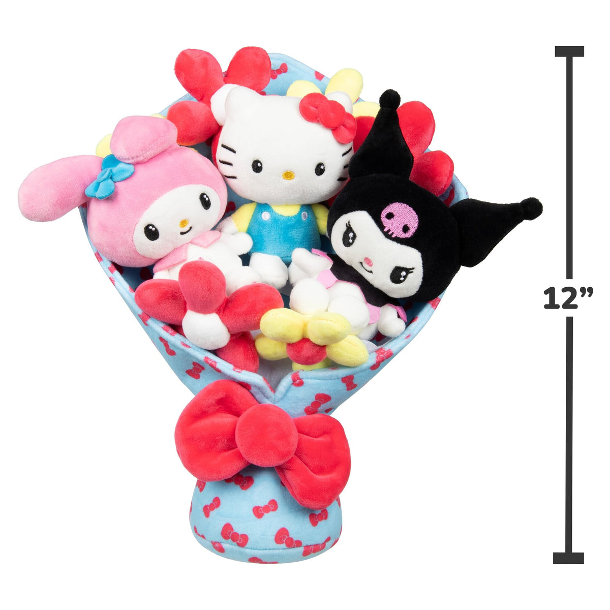 Customizable arrangement lets you reposition plush characters