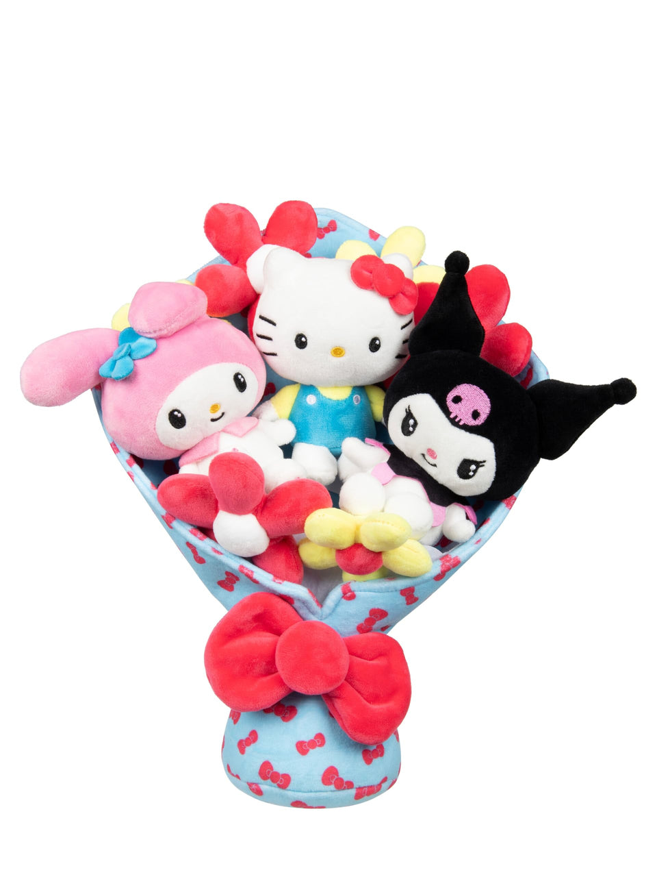 Jazwares Hello Kitty and Friends bouquet with Hello Kitty plush, ideal for gifting joy