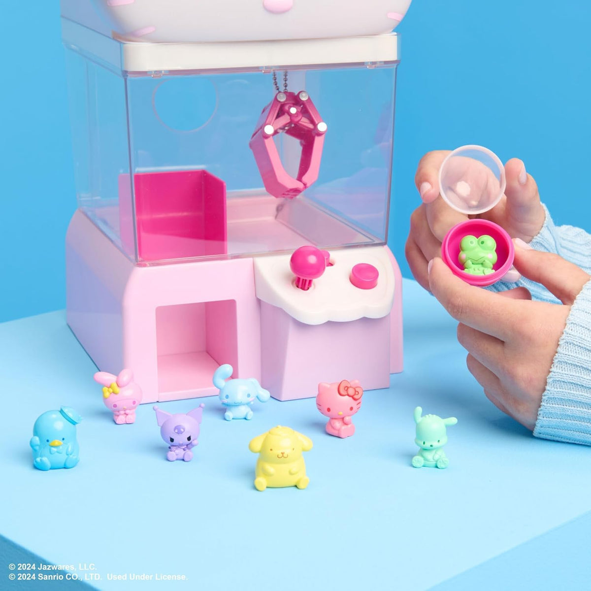 jazwares hello kitty and friends eight capsules for endless mix-and-match prizes