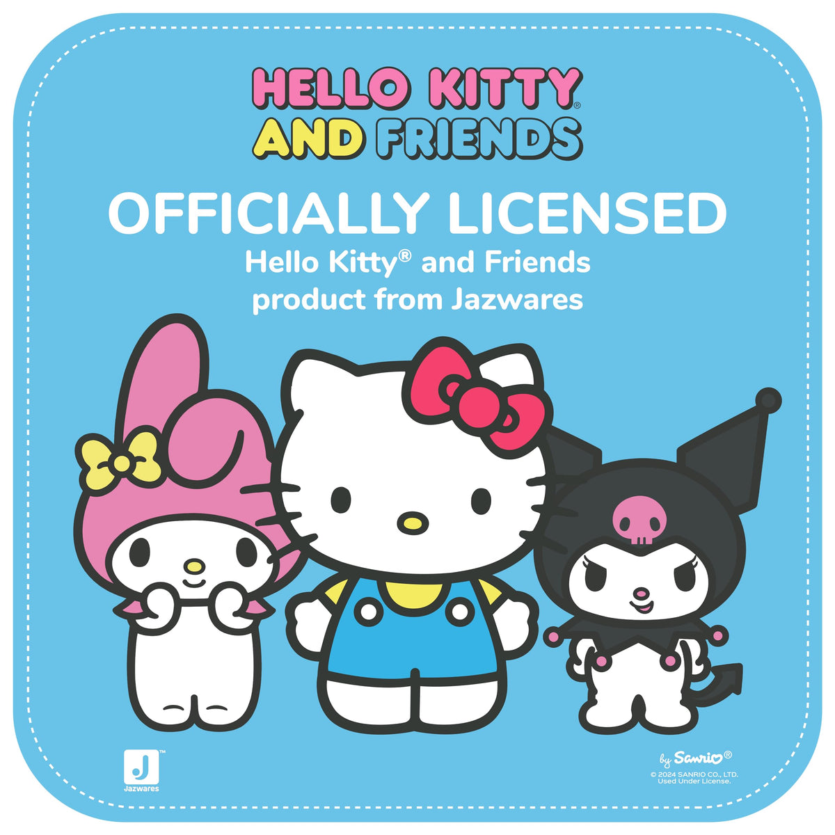 Jazwares Hello Kitty bouquet plush including Cinnamoroll for cheerful moments