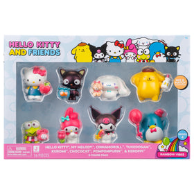 Jazwares Hello Kitty Rainbow Vibes figure with iridescent finish for display and collection.