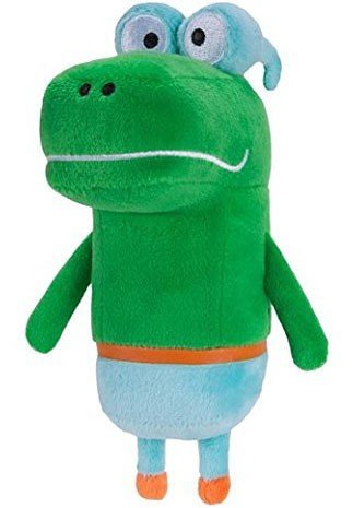 Hey Duggee crocodile plush 7-inch cuddle buddy for nap time and imaginative play.
