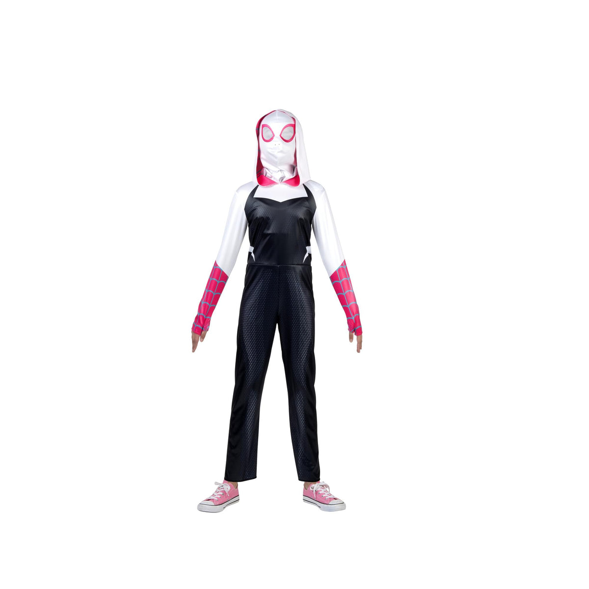 Jazwares Spider-Gwen printed design, vibrant colors for standout Halloween looks.