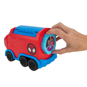 Jazwares Marvel Spidey hauler dynamic play with hero teamwork