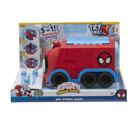 Jazwares Marvel Spidey hauler three-in-one design supports imaginative adventures