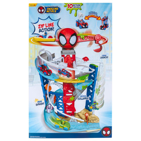 Jazwares Marvel Spidey Exclusive three-inch Amazing Metals vehicles enable combine-and-split action