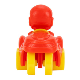 Iron Man vehicle from Jazwares Spidey minis designed for quick pretend missions